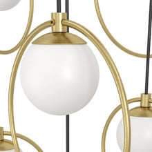 Round Portocolom 17 Light LED Pendant